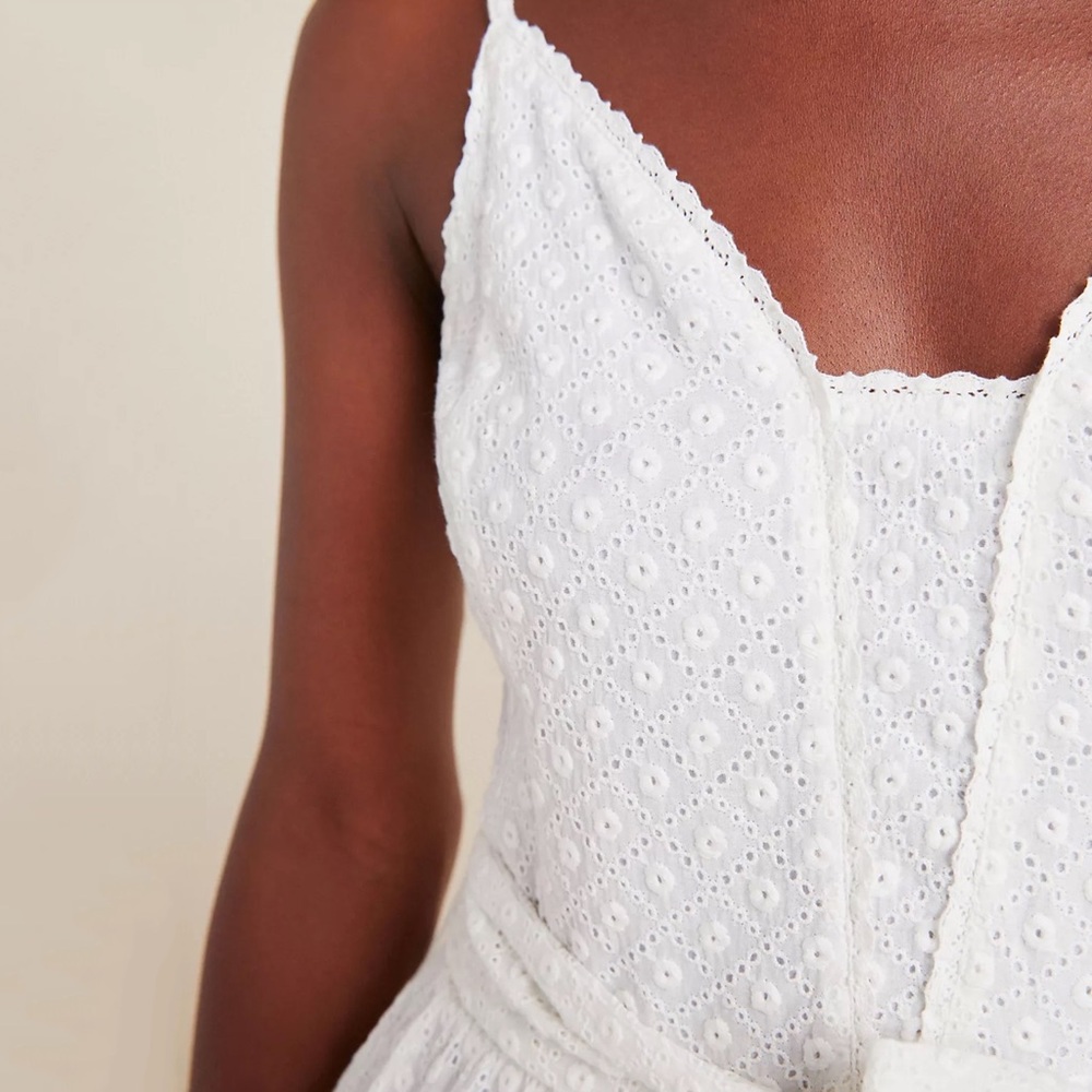 Anthropologie Paige Nahla Eyelet Mini Dress - Picture 3 of 6